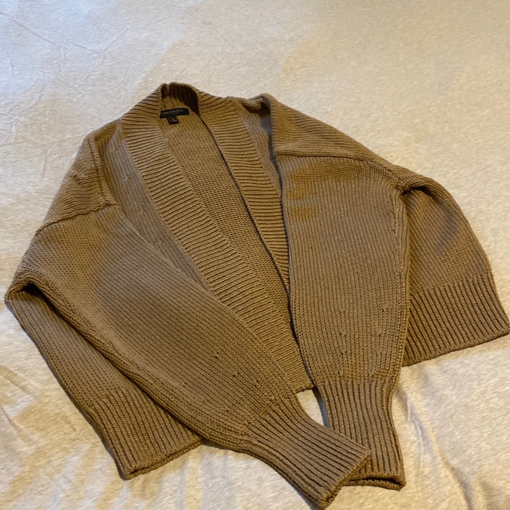 Banana Republic Brown Short Mini Cardigan